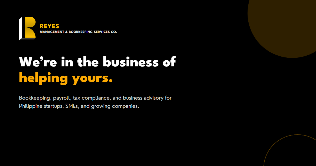 Reyes Management & Bookkeeping Services Co. logo
